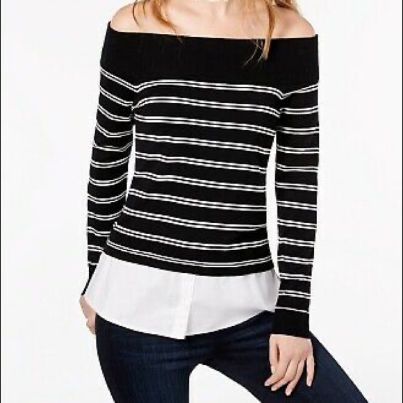 Nice INC Off The Shoulder Sweater - Picture 9 of 9